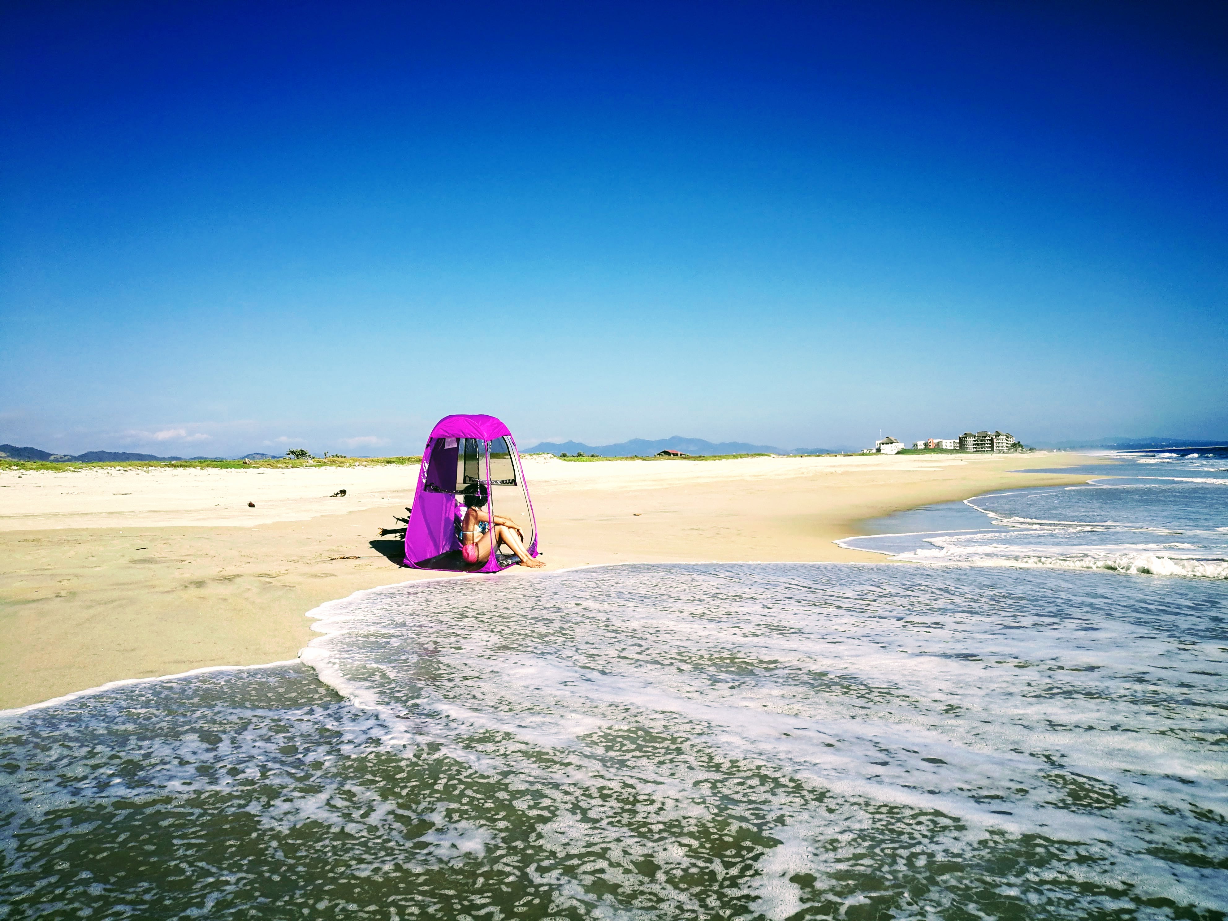 DryPod at the beach